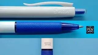 Pilot BP-1 RT Ball Pen - Slim writing Ball Pen - Pilot Ball Pen - Click Ball Pen - Rubberized Grip