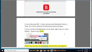 Uninstall Bitdefender Antivirus for Mac manually