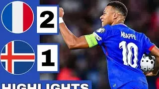 France vs Iceland 2-1 || Highlights & All Goals || World Cup Qualifiers 2026 - Mbappe Goal