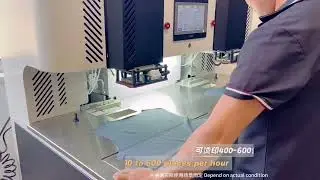 Smart automatic hot stamping machine double station ,label heat transfer machine