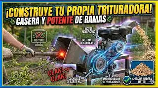 🌿TRITURADORA de RAMAS Casera 🌿
