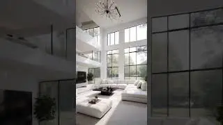 Modern Minimalist Living Room Design | Serene & Elegant Home Decor Inspiration 🌿✨