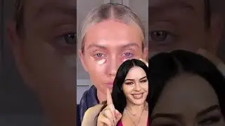 testing out viral tiktok makeup hacks #shorts