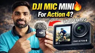 Unboxing my New dji Mic Mini || dji Mic Mini || best wireless mic for motovlogging | #djimicMini