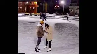 She said Yes!  Marriage Proposal in Ice