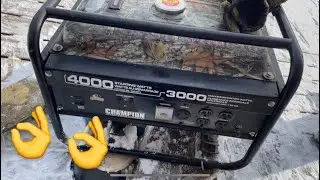 Got the oil changed on the camo genny