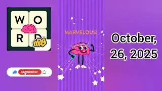 WordBrain Halloween Event October 26, 2025 Answer - All Parts | Full Gameplay & Solutions