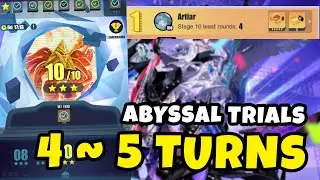 HOW TO 4 ~5 TURN ABYSSAL TRIALS GUIDE SHOWCASE | LOST SANDS | DISLYTE