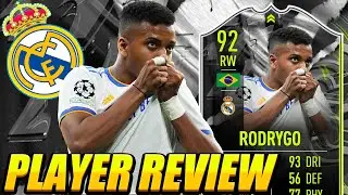 COMEBACK KING! 👑 92 SHOWDOWN RODRYGO PLAYER REVIEW! 92 RODRYGO REVIEW! 92 RODRYGO SHOWDOWN SBC!