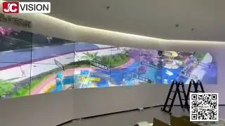 Build Any Size Ad Screen: JCVISION Modular LED Video Wall