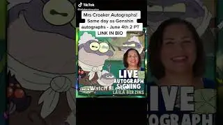 Amphibia AUTOGRAPHS June 4th 2 PT | Mrs Croaker Best Moments | Voice Actor Laila Berzins