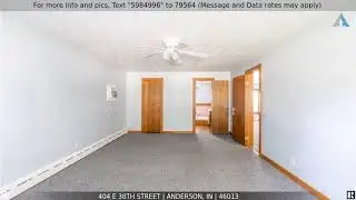 Priced at $174,900 - 404 E 38th Street, Anderson, IN 46013