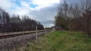 142084 passing the disused Barnard Castle branch with the 2D19 Saltburn to Bishop Auckland service