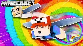 UCZYMY SIĘ LATAĆ W MINECRAFT! (Minecraft Elytra Challenge Map) | Vito vs Bella