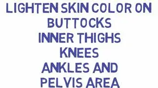 Lighten Skin on Buttocks, Inner Thighs&hellip;, Binaural Beats with Subliminal Messages