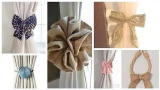 ribbon curtains tie back ideas/ amazing ribbon curtains tie back design