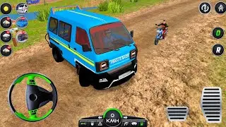 Real Coach Van Driving Games | Realistic Public Transport Minibus Offroad Driving | Android GamePlay