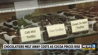 Cocoa prices are rising. What does that mean for local chocolate shops?
