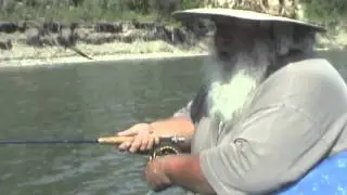 Learning to Fly-Cast with Barry White