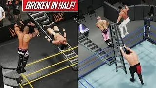 WWE 2K19 TOP 10 LADDER FAILS! (Ladder Moments Gone Wrong)