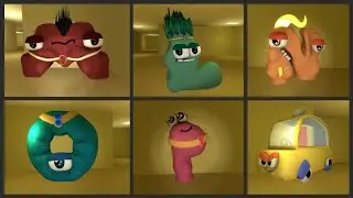 ALL SUPER LETTERS ALPHABET LORE FAMILY IN BACKROOMS Garry's Mod