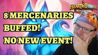 8 Mercenaries buffed but no new event! (Hearthstone Patch 24.2)