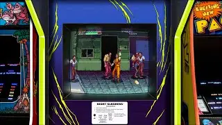 Night Slashers, Realistic Arcade Bezel with the Mega Bezel Reflection Shader