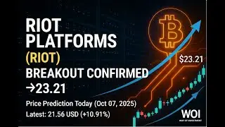 📈 🚀 Riot Platforms (RIOT) Breakout Confirmed &mdash; $23.21 | Price Prediction Today (Oct 07, 2025)