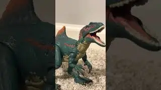 Big Dino&rsquo;s absolutely lost it #jurassicworld #funny #actionfigure #stopmotion