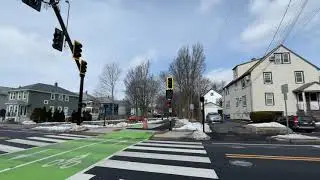 Broken pedestrian signal | Arlington MA