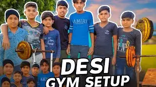 Desi gym setup or lighting ka kaam 🔥