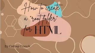 How to create 'root folder' for HTML!