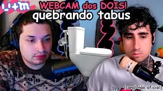 FELPS e MEIAUM quebrando TABUS sobre ir ao BANHEIRO (WEBCAM dos DOIS)