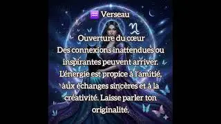 &eacute;nergies du week-end verseau #verseau #astro #astrologie #astrology #horoscope #message #guidance