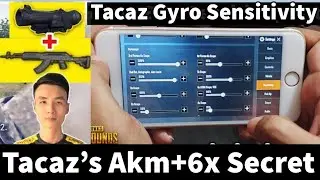 Tacaz Sensitivity & Claw Control Settings😋 | Tacaz AKM/Beryl +6x Recoil Control Secret😱| pubg mobile