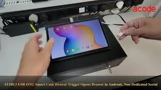 AT10U3+ Smart USB Cash Drawer Trigger - Opens Cash Drawer in Android, Non-Dedicated Serial