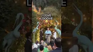this wedding was INSANE 😳 #wedding #magician #shorts
