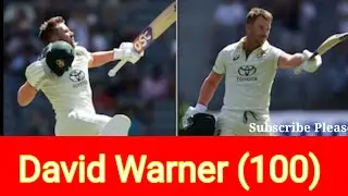 David Warner hundred/Pakistan vs Australia 1st Test Match Day highlights.