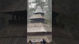 Goddess Hadimba Temple in Manali 🙇🏻&zwj;♀️        #manali #snowfall #ytshorts