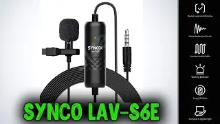 Лучший бюджетный петличный микрофон - SYNСO LAV-S6E