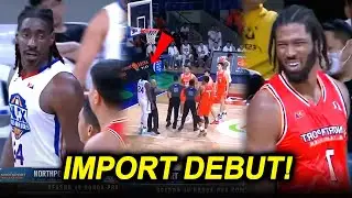 MAPAPA-AWAY ang Import ng Nlex kay Cuntapay! IMPORT DEBUT! Pakitang Gilas ang Import ng Northport
