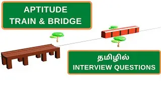 Train Crosses a bridge Aptitude - You wish you know this before exams !
