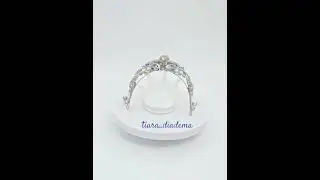 чудесная тиара ручной работы.  #diamond #crown #wedding #hairstyle #beauty #bridal #handmade #hair