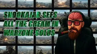 🎯 SnookAjab Sees ALL the Cream in Warzone Solos 🧠💨