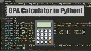 How to make a GPA Calulator in Python! | Data Types & Strings (2022)