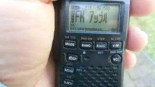 スタンダード　ＶＲ－１６０でコミニティＦＭのチェック