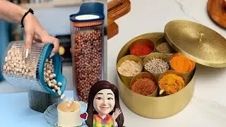 Reviewing different types of kitchen storage spices jar, masala box, grain storage container
