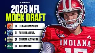 2026 NFL Mock Draft: Browns Take Indiana's Mendoza at No. 1, Titans Grab Rueben Baine Jr. at No. 2