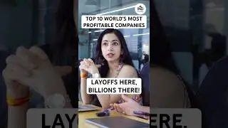 Microsoft Layoffs Vs Google&rsquo;s Record Profit | Know the Top 10 Companies by Profit #shorts