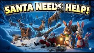 The Bunnies Who Saved Christmas 🎅🐇  A Magical Story.